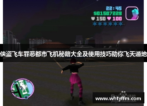 侠盗飞车罪恶都市飞机秘籍大全及使用技巧助你飞天遁地